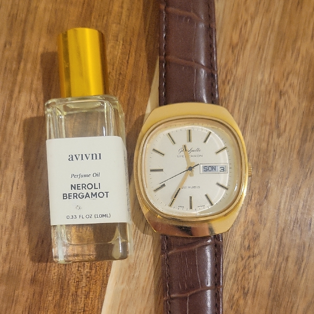 Vintage Watch + Perfume Oil